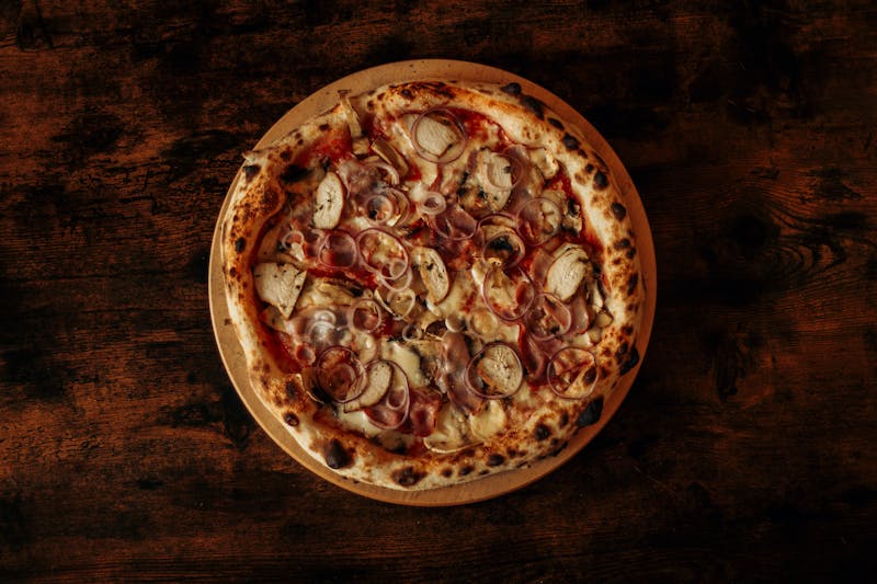 Funghi Tartufo truffle mushroom pizza