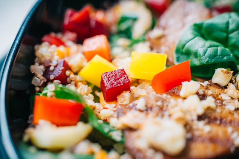 Vegana Colorata colorful vegan pizza with roasted vegetables